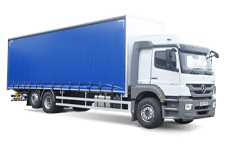 Car Hire Southport - 26 Tonne Curtain Side Lorry - Truck hire Southport